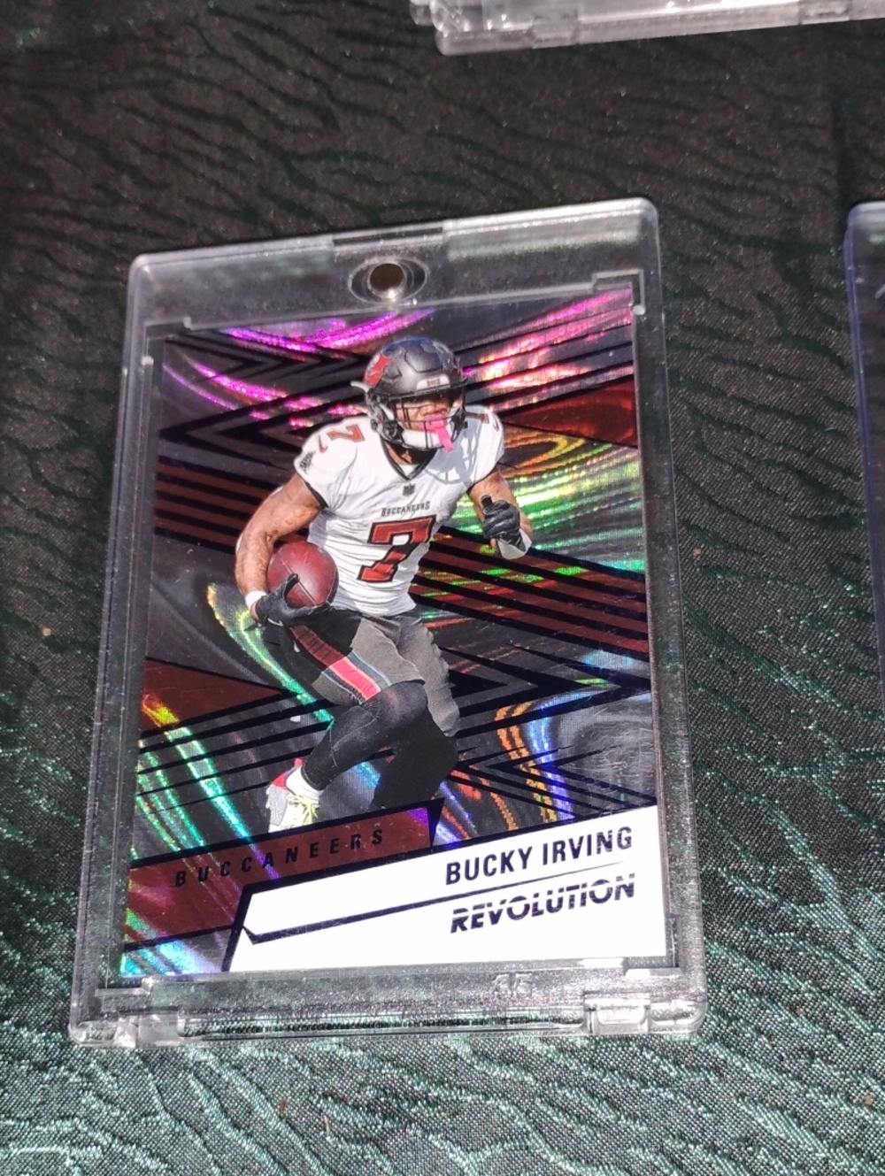 Panini Bucky Irving Football Card - Black, White, Red, Pink, Green, Blue
